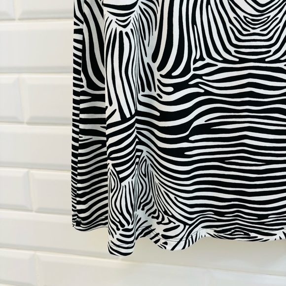 Women’s Large Merona Animal Print Midi A-Line Skirt - Picture 4 of 4